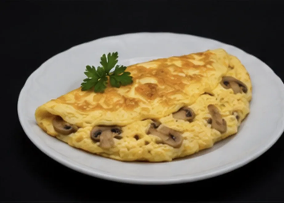 Omletă cu ciuperci